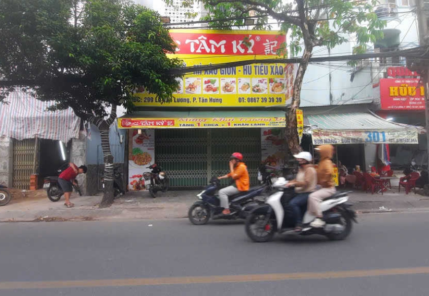 Cho Thuê MB Mặt Tiền Đường Lê Văn Lương P.Tân Quy Q.7 Vị trí kế bên nguyễn thị thập