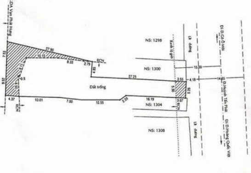 Bán lô đất MT huỳnh tấn phát phường Tân Mỹ Q7.....Giá 48ty TL