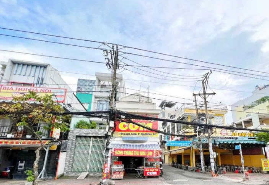 BÁN CĂN GÓC MẶT TIỀN TRẦN XUÂN SOẠN VIEW SÔNG Q7