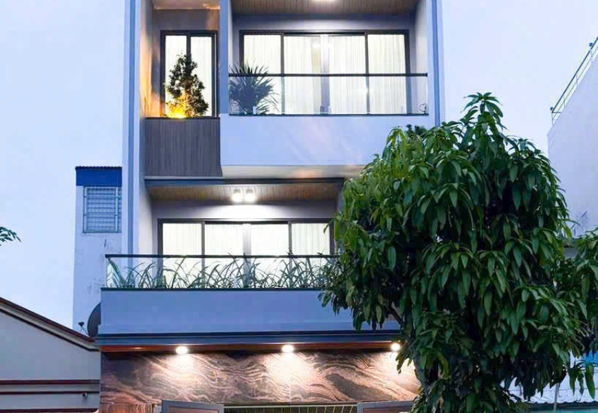 Bán Nhà Phố Hiện Đại KDC Phạm Hữu Lầu, Quận 7 , nhà có  thang máy thông từng tầng , view chill chill rất đẹp