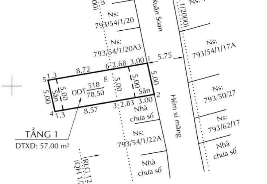 Bán Nhà Khu Dân Cư Kiều Đàm,Giáp Khu Him Lam,Gần Siêu Thị Lottemat Nguyễn Thị Thập, 793 Trần Xuân Soạn. P.Tân Hưng.Quận 7