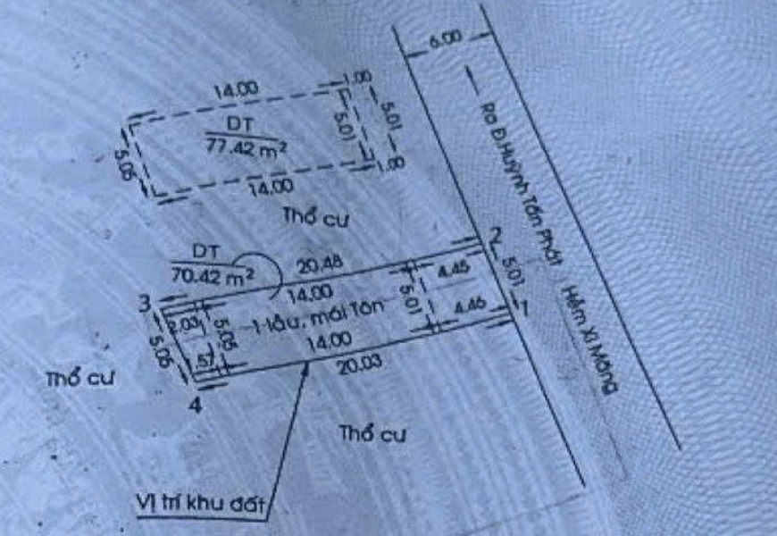 Hàng hót..6,3 tỷ Tl nhẹ hẻm 1806 huỳnh tấn phát,thị trấn nhà bè,hẻm xe hơi 6m