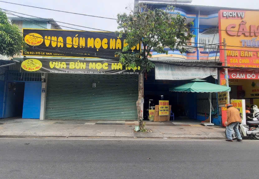 Cho Thuê Mặt Bằng Mặt Tiền Đường Lê Văn Lương Phường Tân Quy Quận 7, Kế Bên Siêu Thị Lottemat Nguyễn Thị Thập