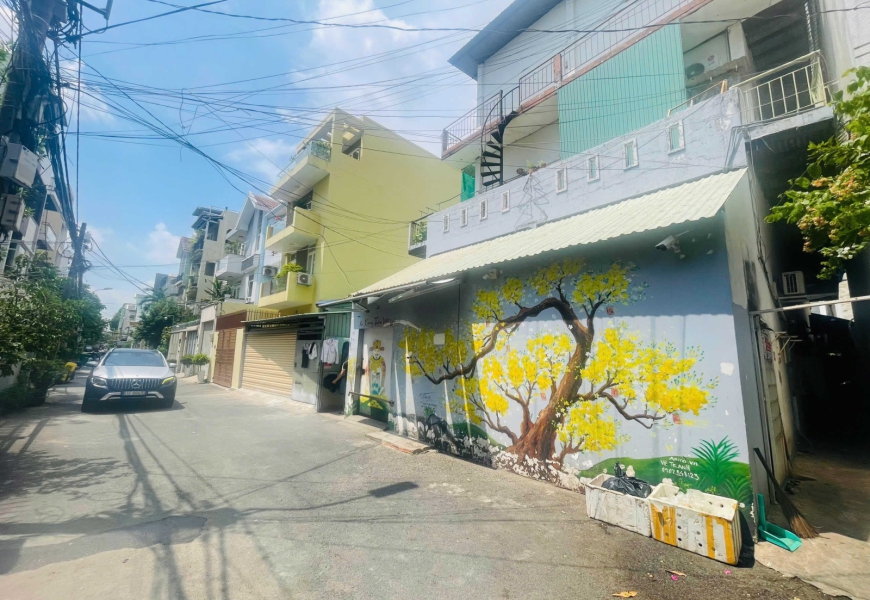 Bán lô đất 2 mặt tiền trước và sau đường nhựa 8m 793 kiều đàm,p tân hưng Q7