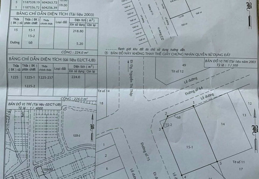 LÔ GÓC 2MT GẦN SIÊU THỊ LOTTE MARK Q7