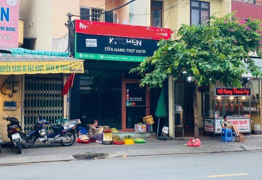 CHO THUÊ NHÀ MẶT TIỀN LÝ PHỤC MAN PHƯỜNG BÌNH THUẬN QUẬN 7 - 25TR/TH