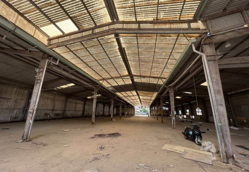 CHO THUÊ KHO 30X165M ~ 5000 M² - 2 MẶT TIỀN ĐƯỜNG PHÚ THUẬN VÀ GÒ Ô MÔI, QUẬN 7 - 400TR/THÁNG