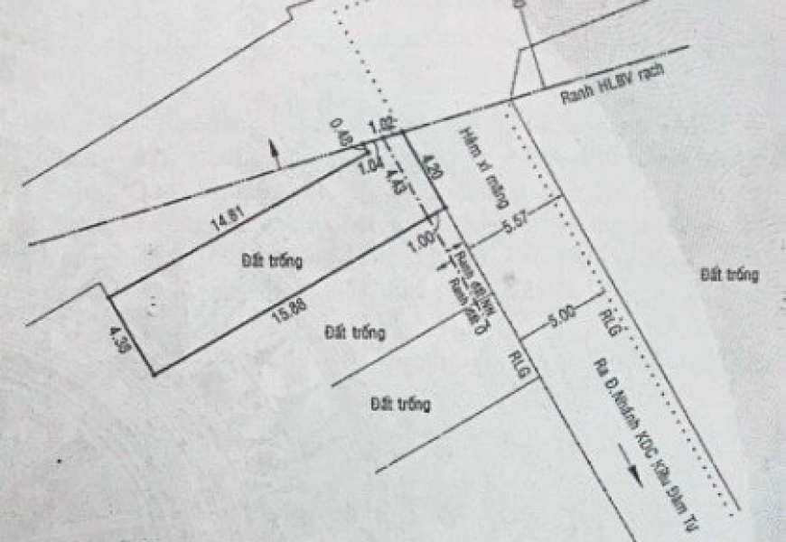 BÁN LÔ ĐẤT SIÊU ĐẸP 2 MẶT TIỀN ĐƯỜNG LỚN KHU KIỀU ĐÀM