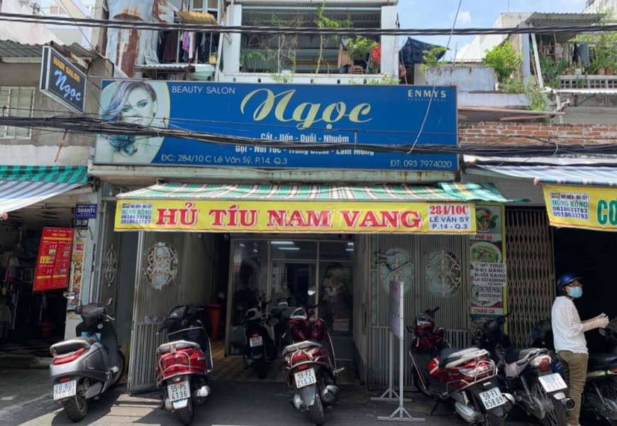 BÁN NHÀ MT HẺM ĐƯỜNG NHỰA 10M ĐỊA CHỈ 284 LÊ VĂN SỸ PHƯỜNG 14 QUẬN 3