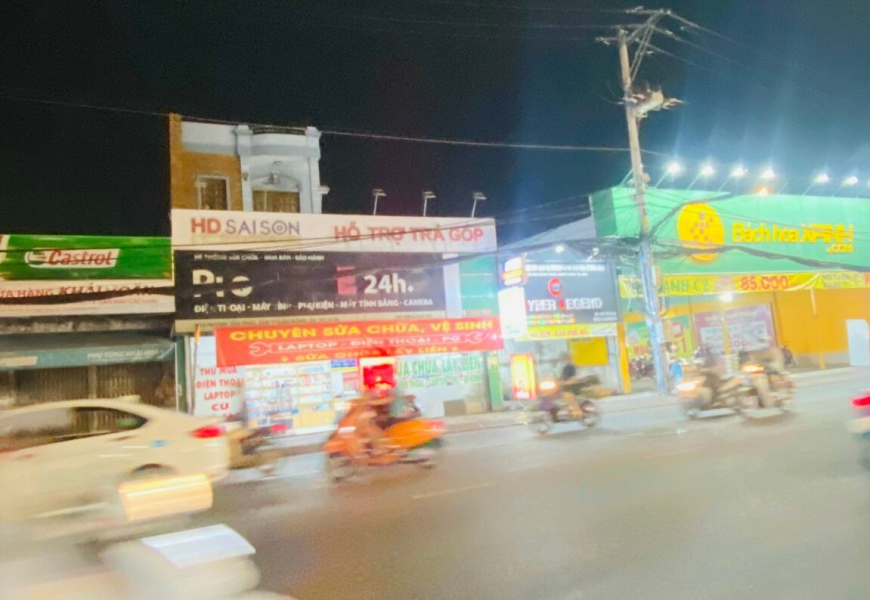 0909227199 Bán mặt tiền đường Kinh Doanh Huỳnh Tấn Phát