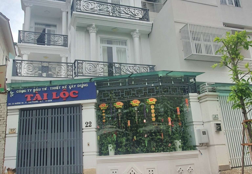 BÁN BIỆT THỰ MẶT TIỀN ĐƯỜNG SỐ KDC AN PHÚ HƯNG  VIEW CÔNG VIÊN P.TÂN PHONG Q7