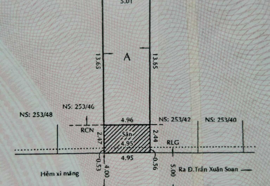 EM DUNG 0914020039 GIẢM MẠNH Nhà hẻm xe hơi 253/ Trần Xuân Soạn P.Tân Kiểng Quận 7