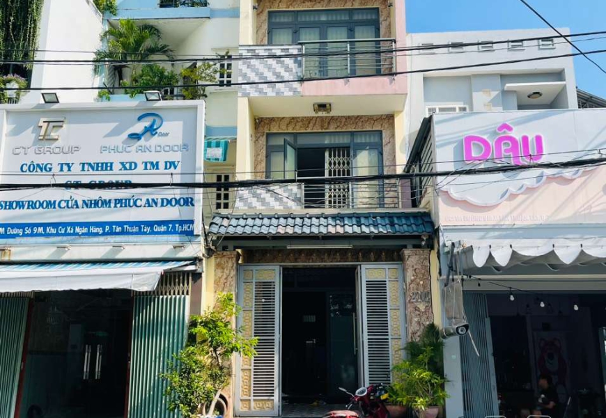 Bán Nhà Mặt Tiền Đường Số 9M Khu Cư Xá Ngân Hàng Phường Bình Thuận Quận 7