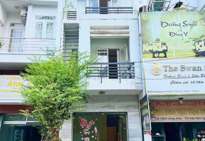 0906969633 Bán nhà mặt tiền đường 85 Phường Tân Quy Quận 7, sát bên Nguyễn Thị Thập