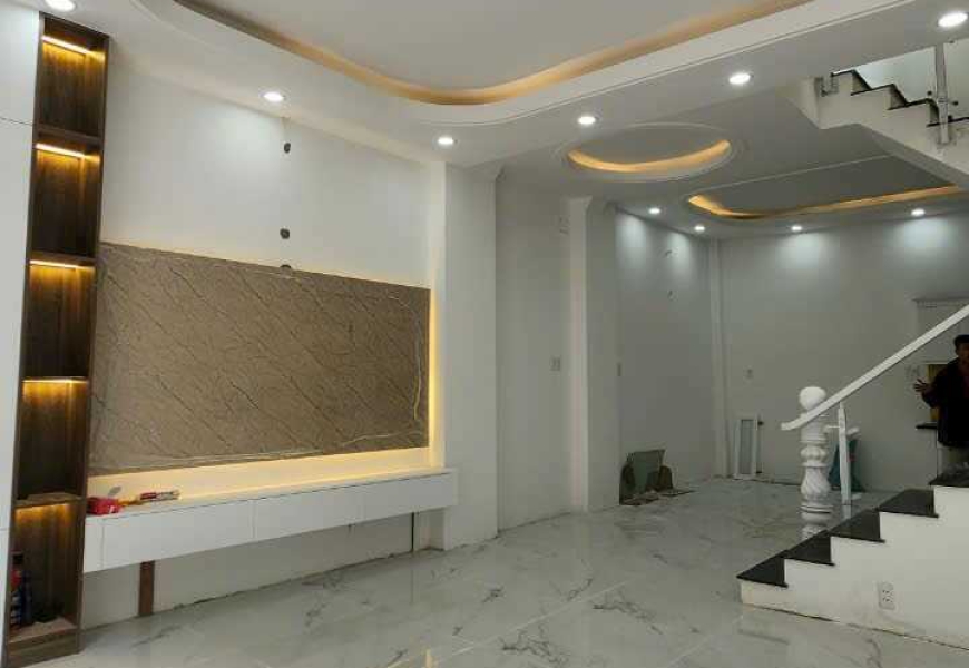 NHÀ SỔ HỒNG RIÊNG MỚI ĐẸP HẺM 935 ĐƯỜNG HUỲNH TẤN PHÁT, P. PHÚ THUẬN, QUẬN 7 - GIÁ 5 TỶ 6 TL