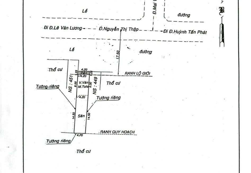 Bán Nhà Mặt Tiền Đường Nguyễn Thị Thập. P.Tân Phong Quận 7