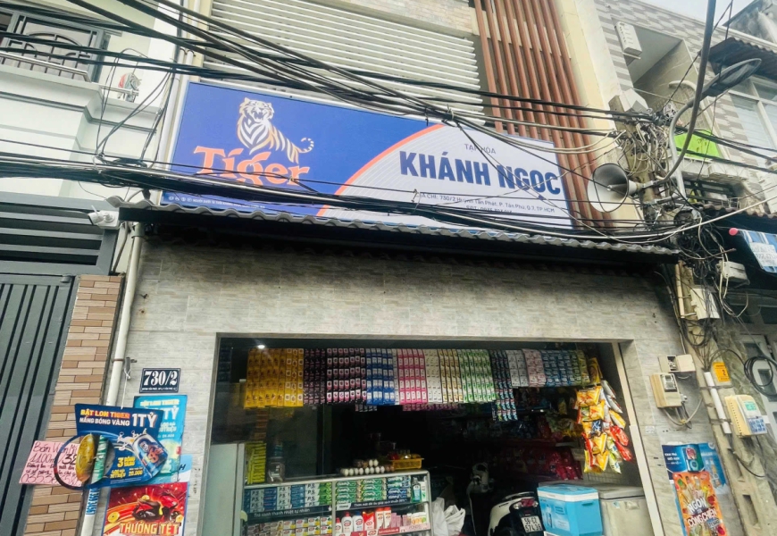 Bán nhà hẻm xe tải kinh doanh mua bán 730/2 huỳnh tấn phát,p Tân Phú Q7