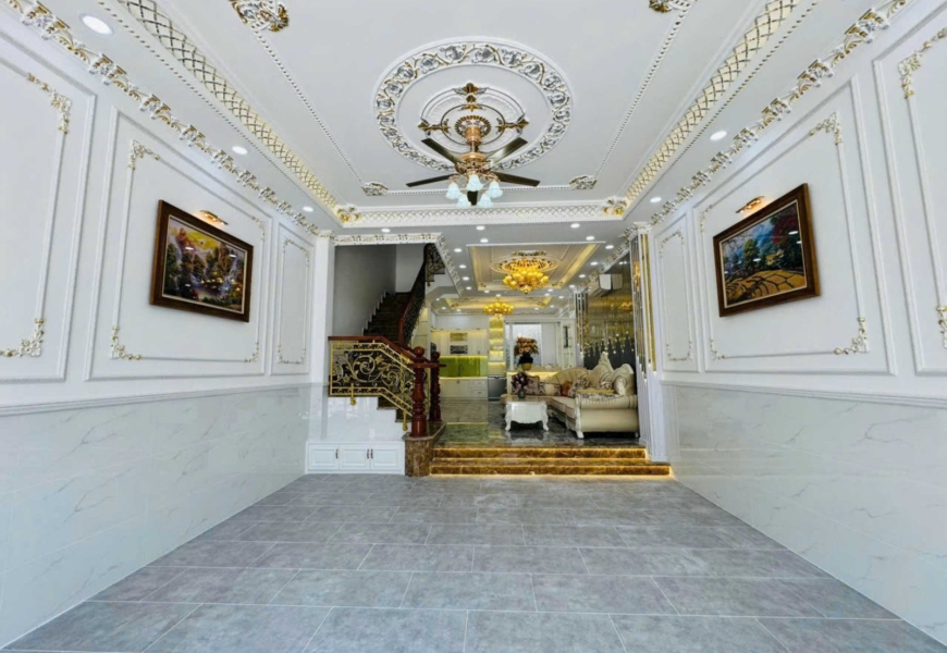 Bán Nhà Đường Ô Tô 8m - TT. Nhà Bè - Khu Dân Cư Đồng Bộ. Cách Phú Mỹ Hưng 5P Xe Máy.  5m X 16m - 9 TỶ 800TR