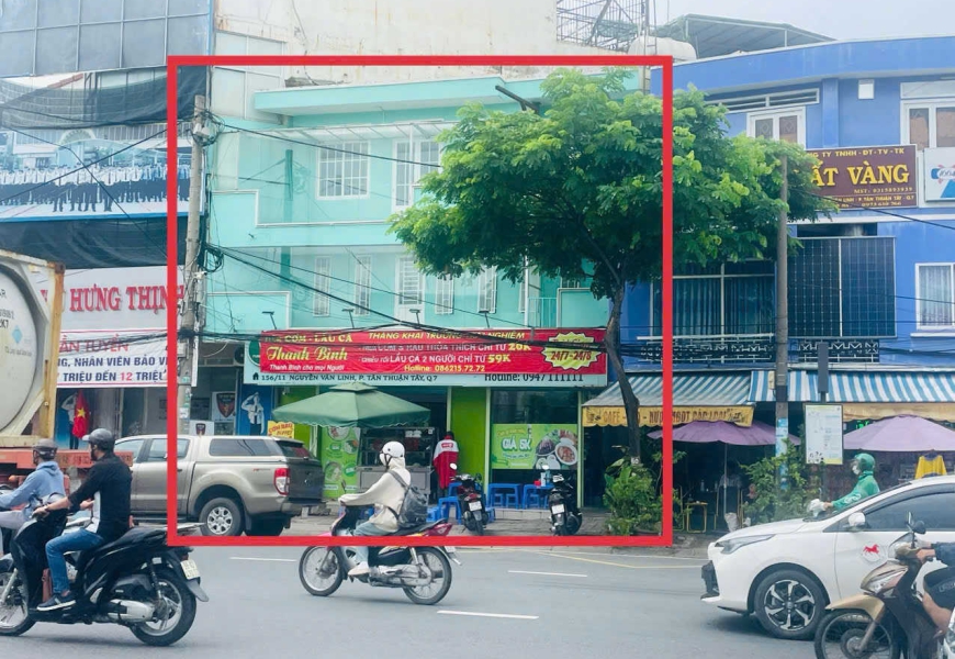 CHO THUÊ/Bán nhà 2 mặt tiền đường kinh doanh đông Nguyễn văn linh,p Tân thuận Tây,Q7