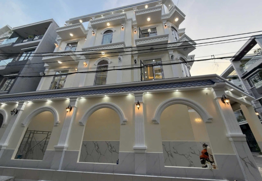 Bán căn Góc 2 Mặt Tiền Tân Cổ Điển KDC Omely Nhà Bè ( Đang Hoàn Thiện Full Nội Thất ) Đường Xe Hơi Thông Bàn Cờ