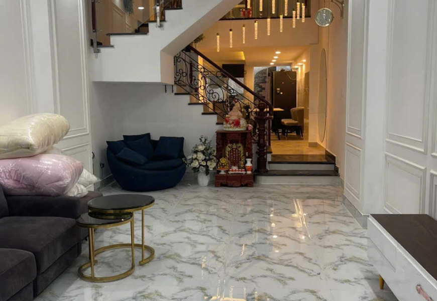 Cho Thuê Nhà Đẹp,nguyên căn,Full nội thất Mặt tiền đường số, Tân Qui, Q7