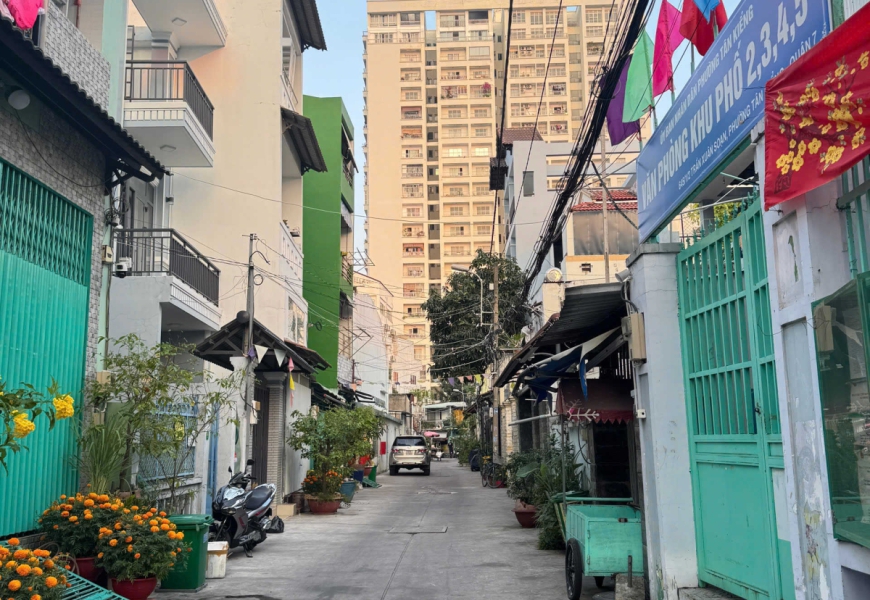 0909227199 BÁN NHÀ MẶT TIỀN HẺM XE HƠI  - TÂN KIỂNG - QUẬN 7