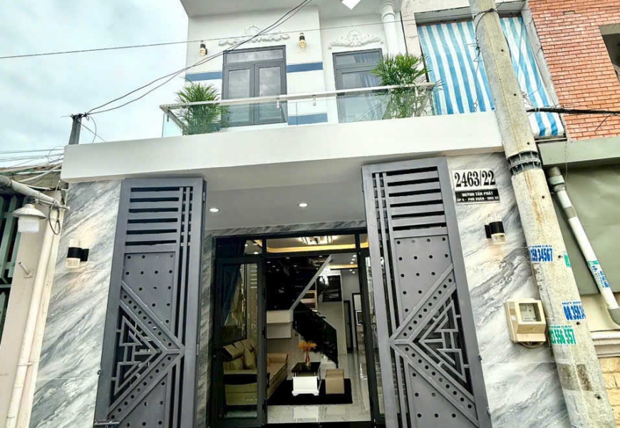 0914020039 EM DUNG BÁN  NHÀ SỔ HỒNG RIÊNG HẺM 2463 HUỲNH TẤN PHÁT NHÀ BÈ