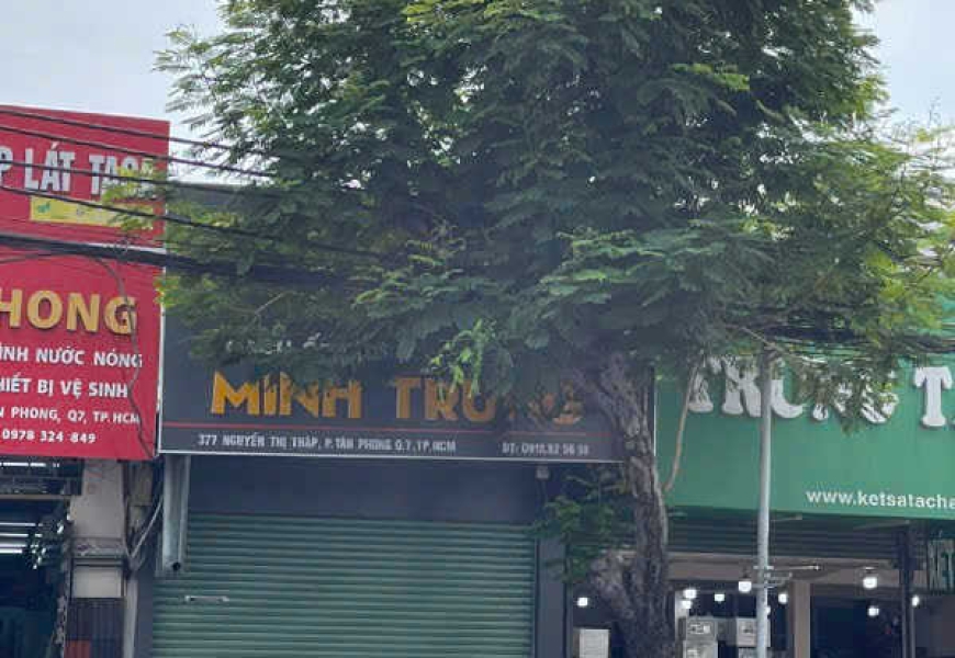 0914020039 EM DUNG Bán nhà C4 mặt tiền 377 nguyễn thị thập P. tân phong q7 ,ngay ngã tư mai văn vĩnh nguyễn thị thập