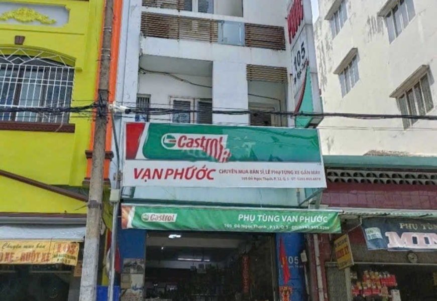 Bán Nhà Mặt Tiền Đường Đỗ Ngọc Thạch,Phường 12 Quận 5