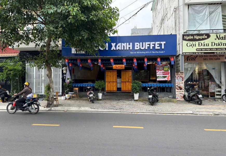 192-194 đường số 9 nay là đường Võ Thị Đặng, Tân Phú, quận 7.  BÁN ĐẤT MT ĐS CHỢ TÂN MỸ Q7/CHO THUÊ