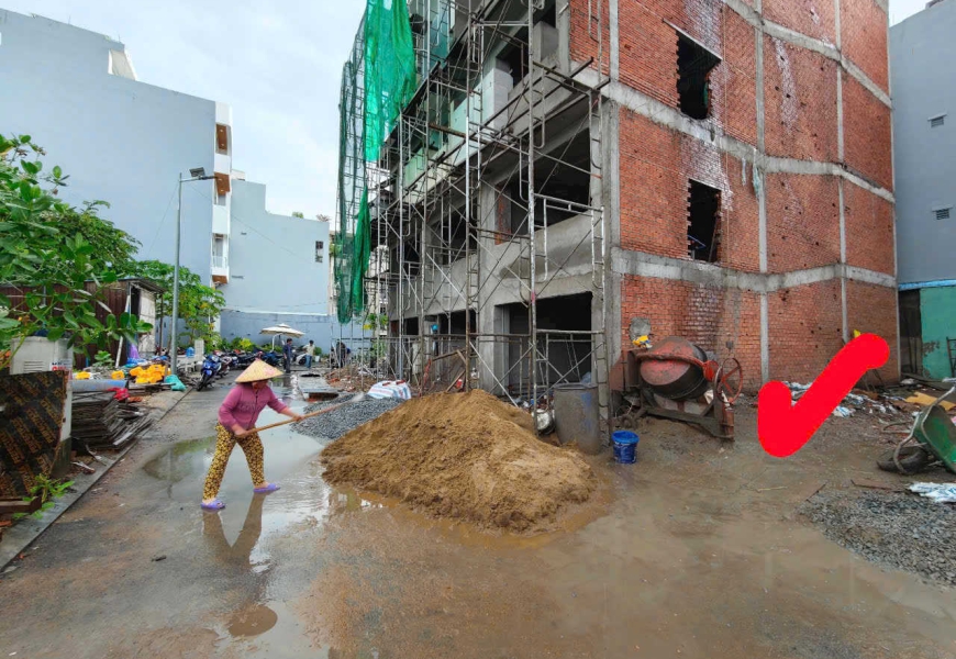 0914020039 EM DUNG BÁN PHỤ LÔ ĐẤT ĐƯỜNG NHỰA HẺM XE HƠI 7M, HẺM 64 BÙI VĂN BA, QUẬN 7