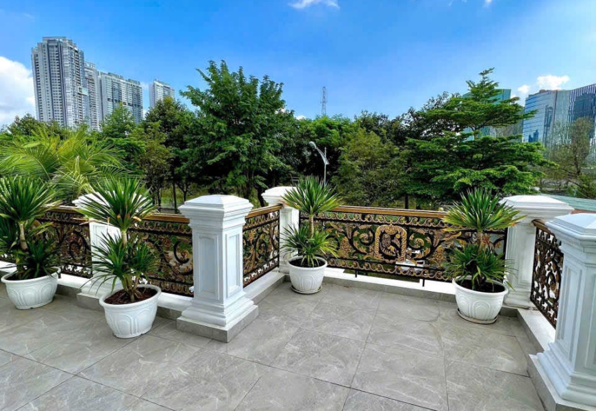 Bán biệt thự View Sông khu compoud bảo vệ 24/24 City Land Q7